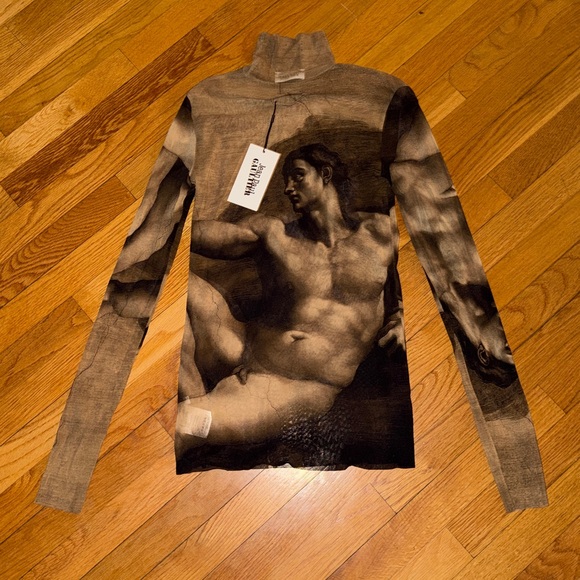 Jean Paul Gaultier Mesh Top Sz. M - Picture 4 of 8